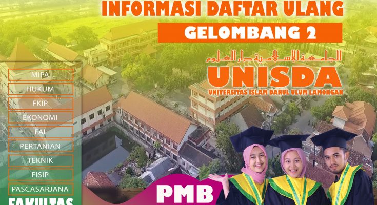 INFORMASI DAFTAR ULANG GELOMBANG 2 UNISDA